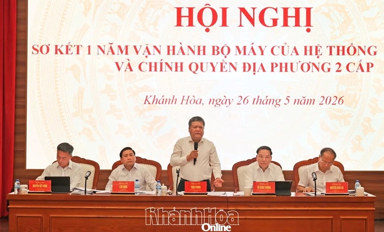 Sơ kết 1 năm vận hành bộ máy của hệ thống chính trị và chính quyền địa phương 2 cấp
