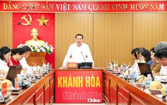 Phó Bí thư Thường trực Tỉnh ủy Hồ Xuân Trường làm việc với Ban Tuyên giáo Tỉnh ủy