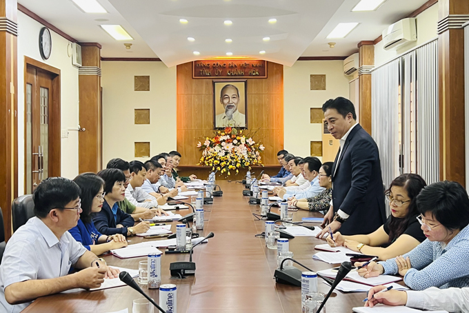 Thường trực Tỉnh ủy Khánh Hòa: Giao ban công tác tháng 11