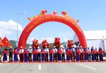 Khánh thành dự án đường giao thông từ Quốc lộ 1 đến Đầm Môn