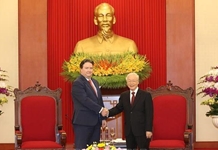 Tổng Bí thư Nguyễn Phú Trọng tiếp Đại sứ Hoa Kỳ tại Việt Nam