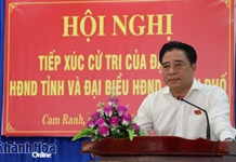 Đại biểu HĐND tỉnh Khánh Hòa tiếp xúc cử tri tại TP. Cam Ranh