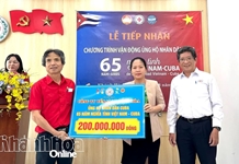 Tiếp nhận gần 800 triệu đồng ủng hộ Nhân dân Cuba