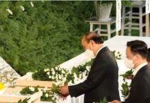 Chủ tịch nước Nguyễn Xuân Phúc dự lễ quốc tang cố Thủ tướng Nhật Bản Abe Shinzo