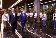 Bí thư Thứ nhất, Chủ tịch nước Cuba chủ trì Lễ đón chính thức Tổng Bí thư, Chủ tịch nước Tô Lâm