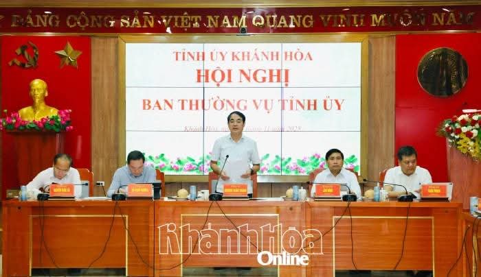 Hội nghị Ban Thường vụ Tỉnh ủy cho ý kiến đối với nhiều nội dung quan trọng