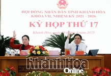 Bế mạc Kỳ họp thứ 17, HĐND tỉnh Khánh Hòa khóa VII