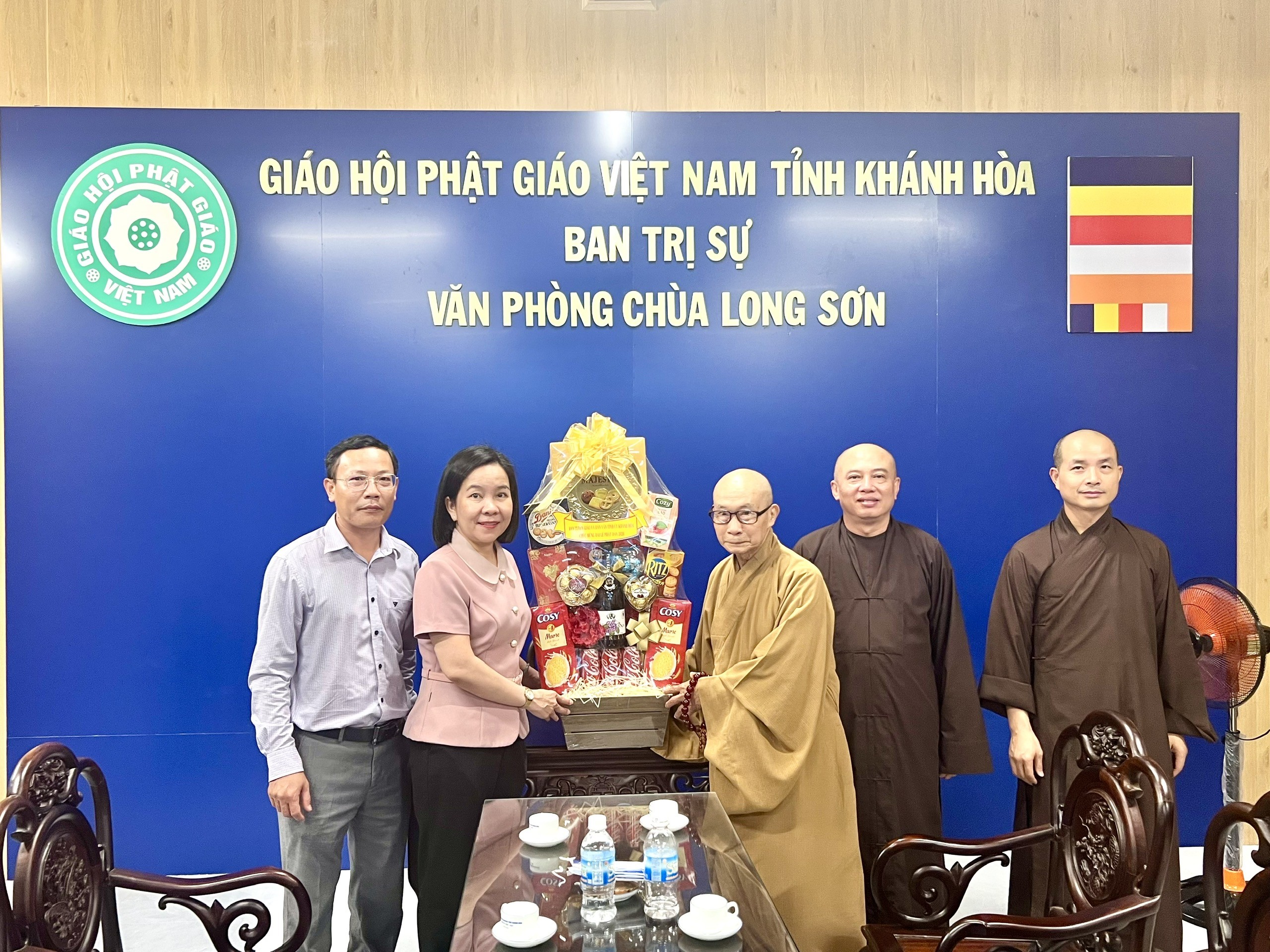 Ban Tuyên giáo và Dân vận Tỉnh ủy thăm, chúc mừng Đại lễ Phật đản năm 2026 - Phật lịch 2570