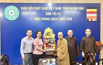 Ban Tuyên giáo và Dân vận Tỉnh ủy thăm, chúc mừng Đại lễ Phật đản năm 2026 - Phật lịch 2570