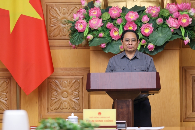 Thủ tướng chủ trì cuộc họp đánh giá tình hình, khắc phục thiệt hại do bão số 4 gây ra