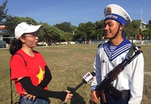 Nhà báo với Trường Sa…