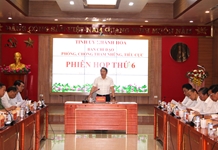 Phiên họp thứ 6 Ban Chỉ đạo Phòng, chống tham nhũng, tiêu cực tỉnh