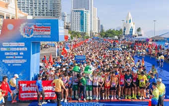 Marathon Tiền Phong 2026 thành công ấn tượng, khẳng định sức hút Nha Trang