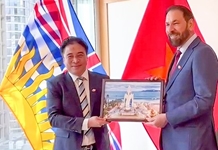 Lãnh đạo tỉnh Khánh Hòa làm việc tại bang British Columbia (Canada)