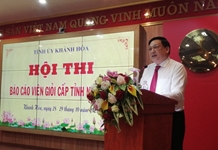 Khánh Hòa tổ chức thành công Hội thi Báo cáo viên giỏi cấp tỉnh năm 2021