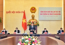 CHỦ TỊCH QUỐC HỘI VƯƠNG ĐÌNH HUỆ CHỦ TRÌ CUỘC LÀM VIỆC VỚI BAN THƯỜNG VỤ TỈNH ỦY KHÁNH HOÀ