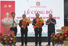 Công bố, trao quyết định bổ nhiệm 2 Phó Chánh án Tòa án nhân dân tỉnh Khánh Hòa