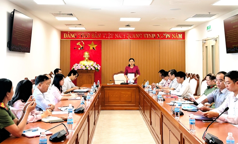 Hội nghị công bố Thông báo kết luận của Ban Thường vụ Tỉnh ủy kiểm tra việc học tập, quán triệt và triển khai Chương trình hành động thực hiện Nghị quyết Đại hội Đảng các cấp