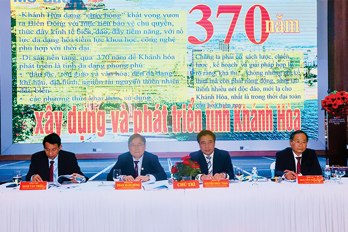 Hội thảo khoa học Khánh Hòa 370 năm xây dựng và phát triển