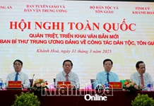 Hội nghị toàn quốc quán triệt, triển khai một số văn bản mới của Ban Bí thư về công tác dân tộc, tôn giáo