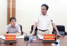 Phó Bí thư Thường trực Tỉnh ủy Nguyễn Khắc Toàn làm việc với Tiểu ban Tổ chức phục vụ Đại hội Đảng bộ tỉnh