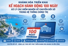 Khánh Hòa triển khai Kế hoạch hành động 100 ngày xử lý các điểm nghẽn về chuyển đổi số trong hệ thống chính trị