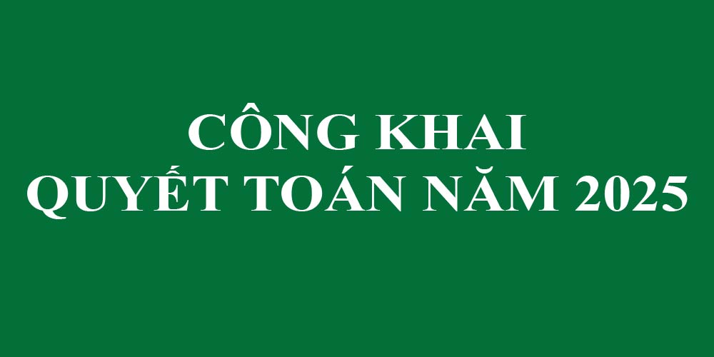 Công khai quyết toán